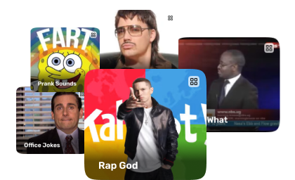 User soundboards page banner